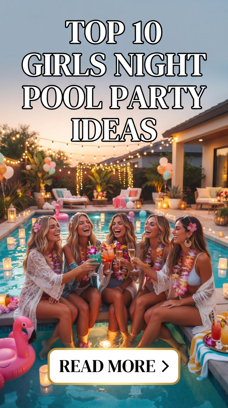 Top 10 Girls Night Pool Party Ideas