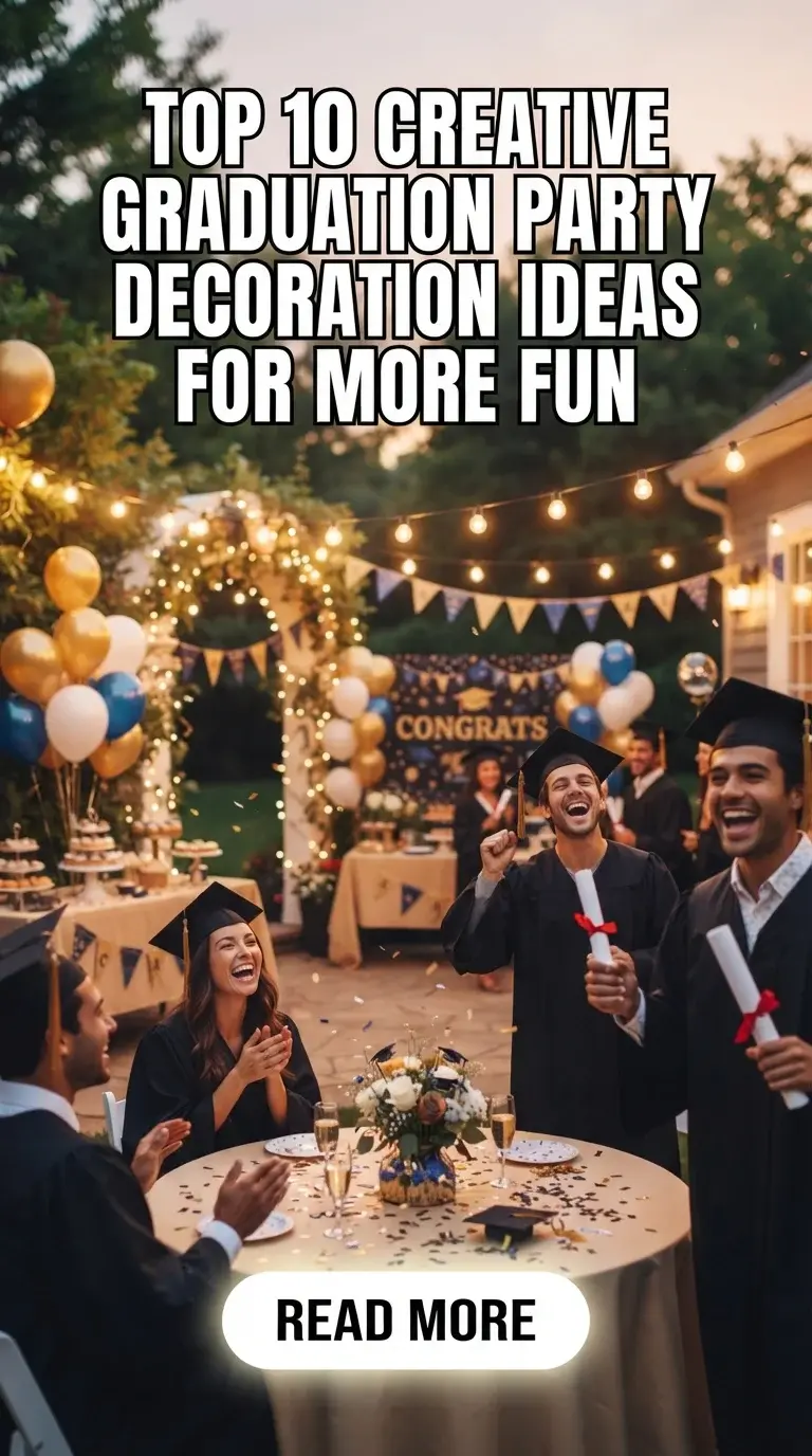Top 10 Creative Graduation Party Decoration Ideas for More Fun