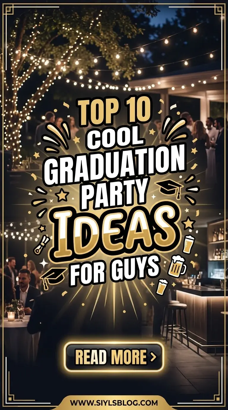 Top 10 Cool Graduation Party Ideas for Guys