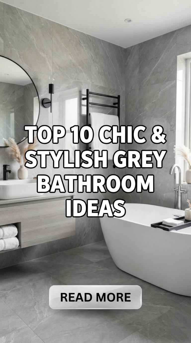 Top 10 Chic and Stylish Grey Bathroom Ideas
