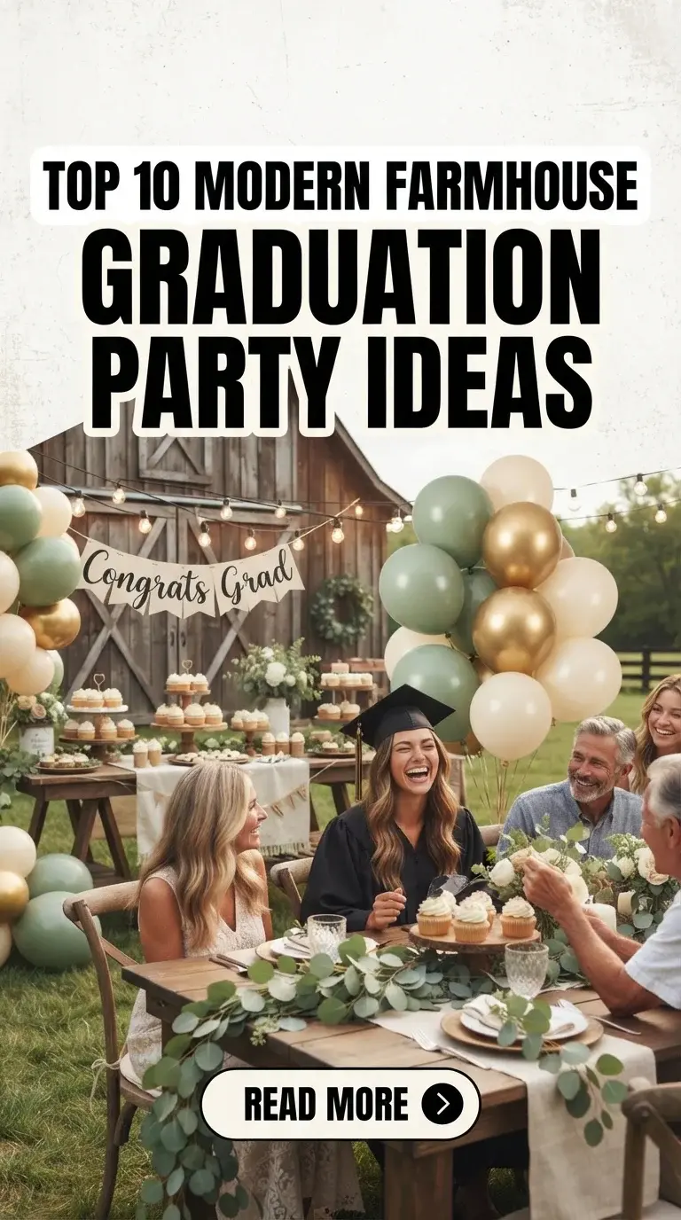Top 10 Modern Farmhouse Graduation Party Ideas