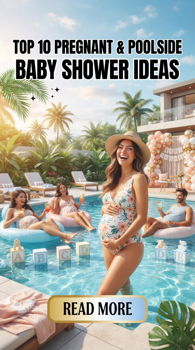 Top 10 Pregnant & Poolside Baby Shower Ideas