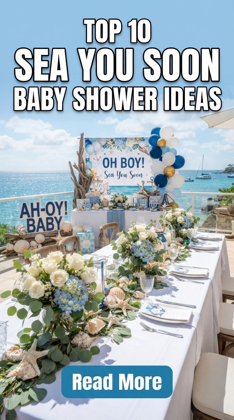 Top 10 Sea You Soon Baby Shower Ideas