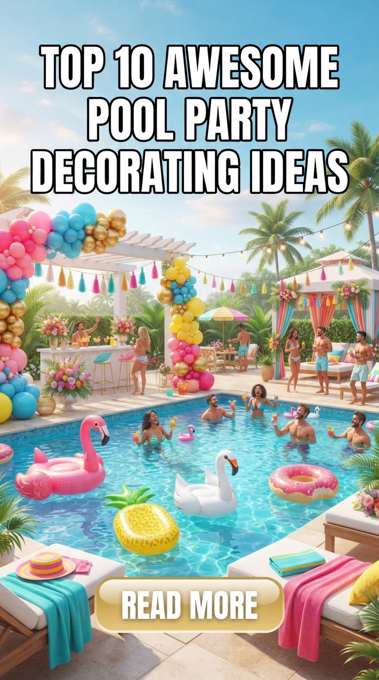 Top 10 Awesome Pool Party Decorating Ideas