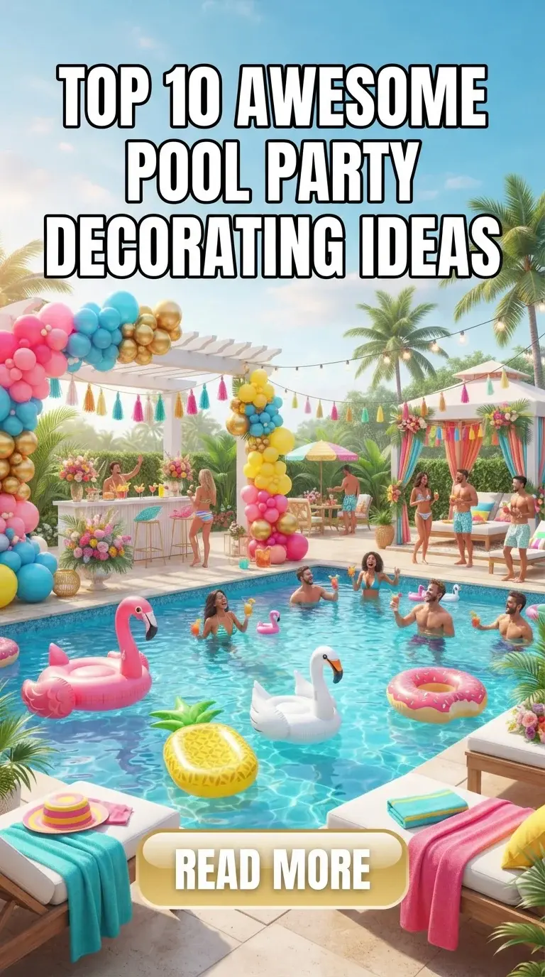 Top 10 Awesome Pool Party Decorating Ideas