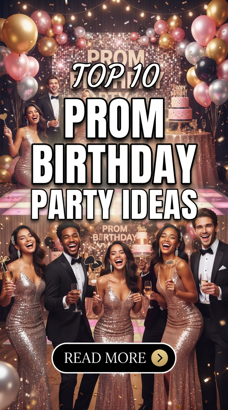 Top 10 Prom Birthday Party Ideas