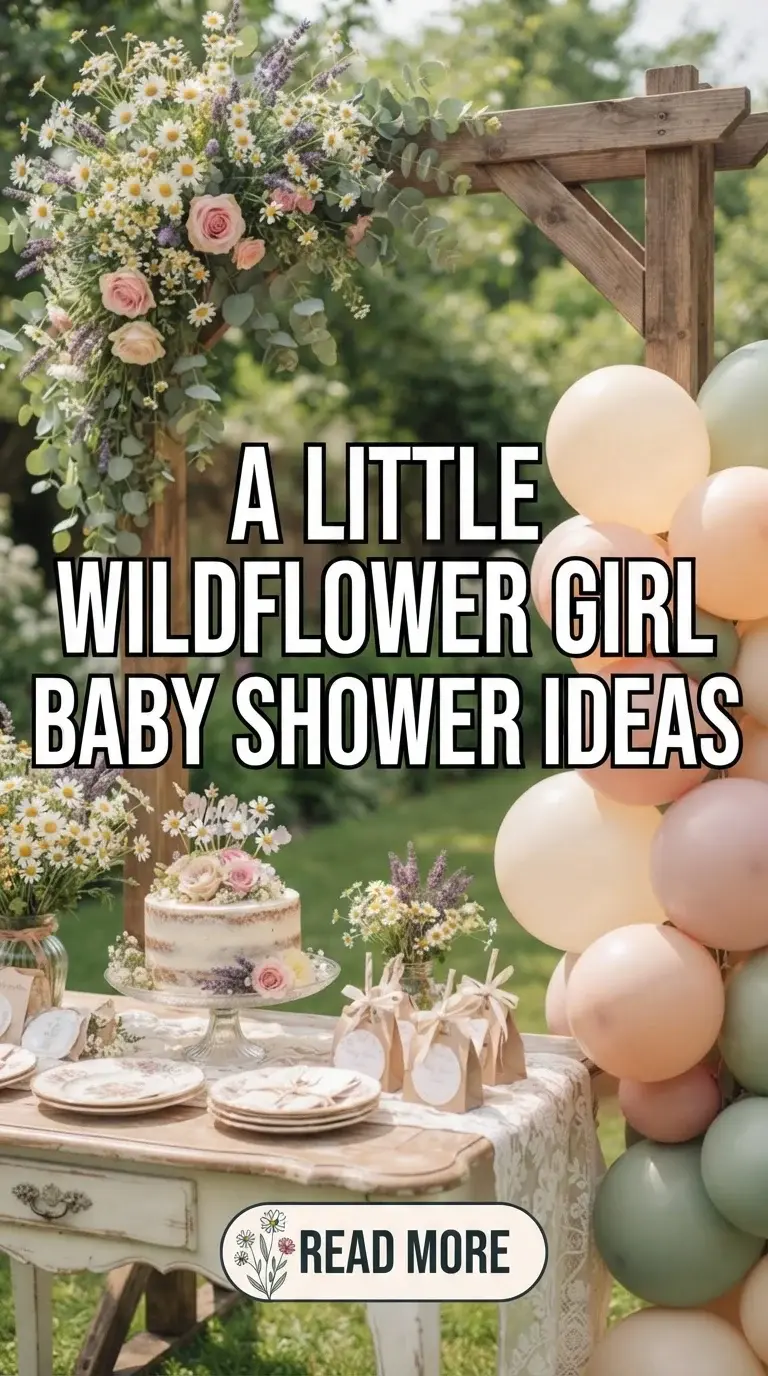 A Little Wildflower Girl Baby Shower Ideas