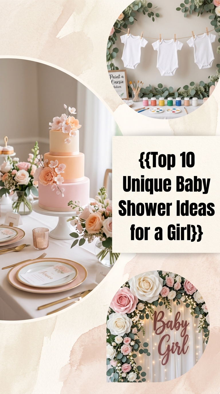 Top 10 Unique Baby Shower Ideas for a Girl