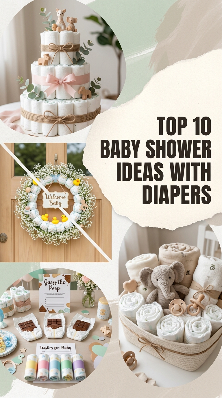 Top 10 Baby Shower Ideas With Diapers