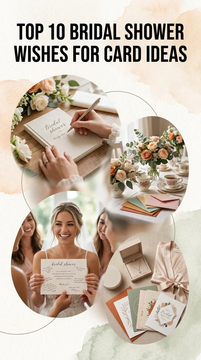 Top 10 Bridal Shower Wishes for Card Ideas