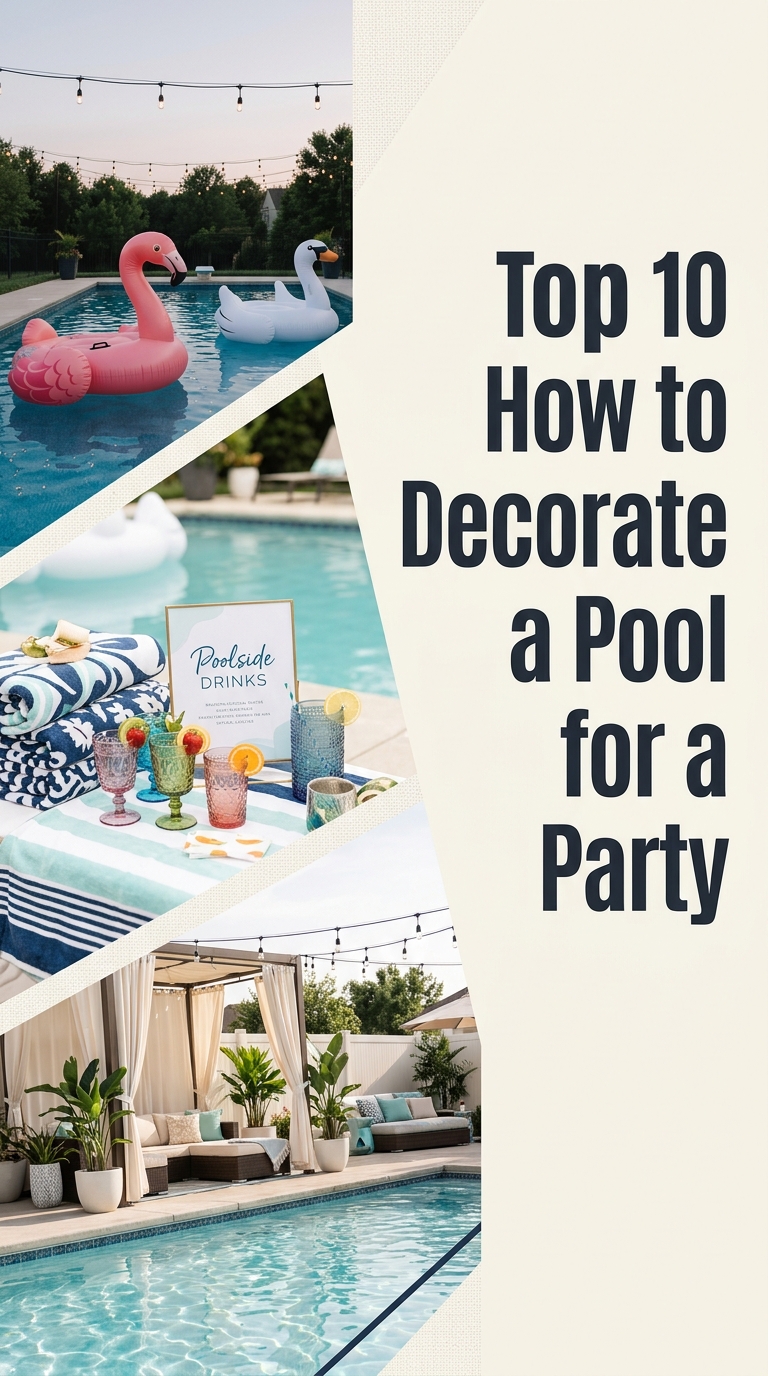 Top 10 How to Decorate a Pool for a Party