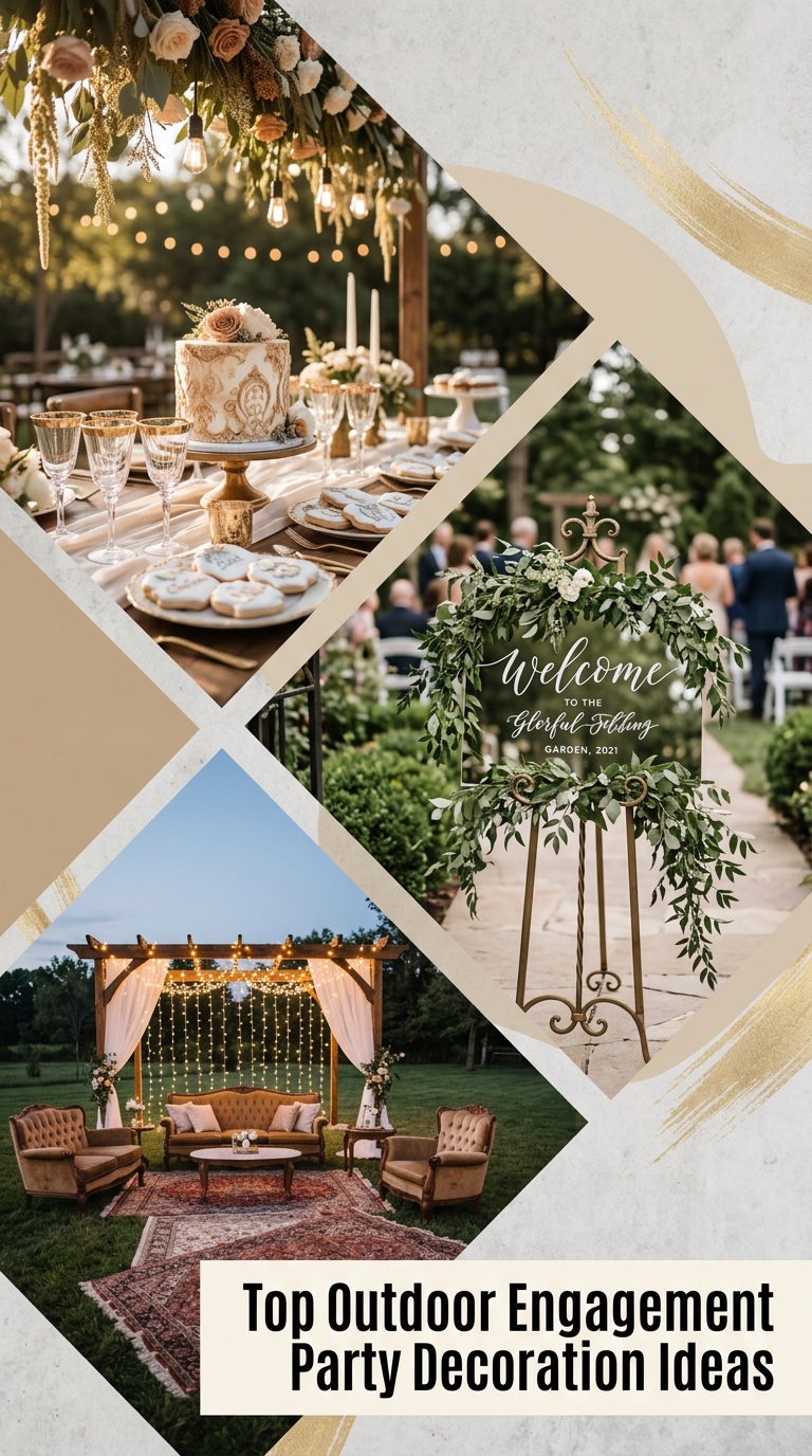 Top 10 Outdoor Engagement Party Decoration Ideas