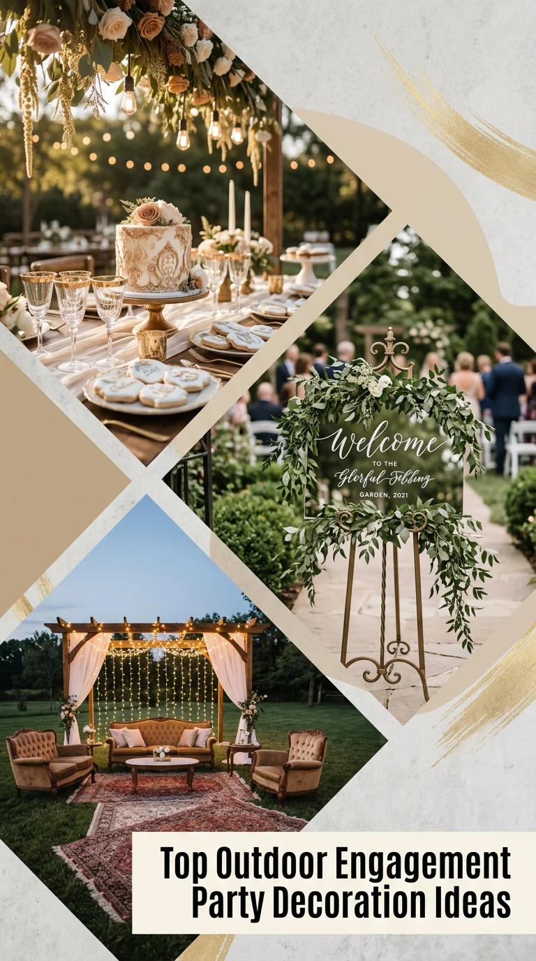 Top 10 Outdoor Engagement Party Decoration Ideas