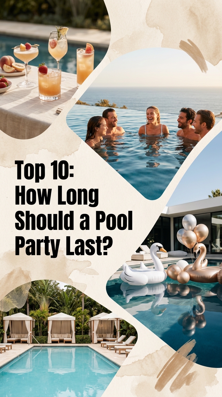 Top 10: How Long Should a Pool Party Last?