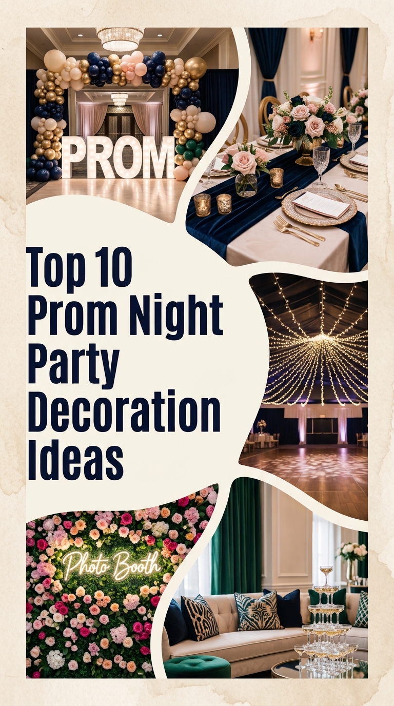 Top 10 Prom Night Party Decoration Ideas