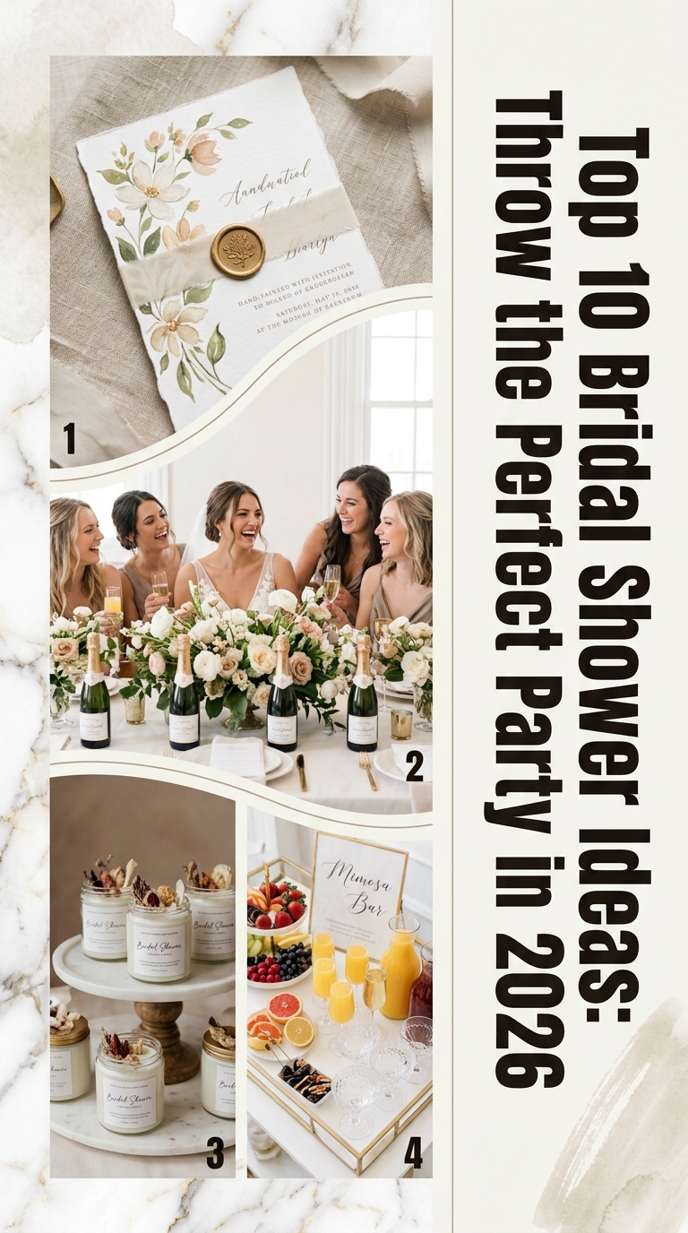 Top 10 Bridal Shower Ideas: Throw the Perfect Party in 2026