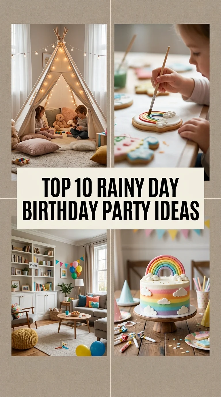 Top 10 Rainy Day Birthday Party Ideas