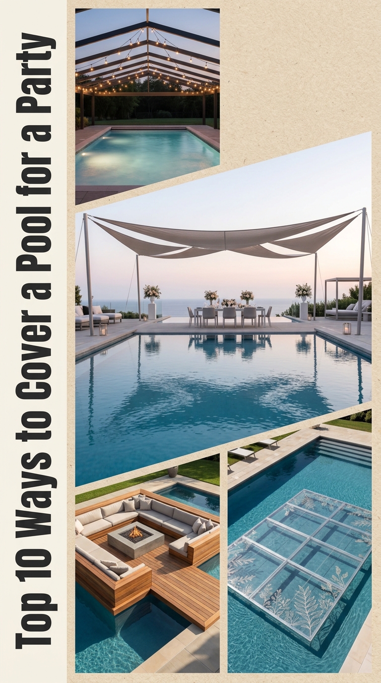 Top 10 Ways to Cover a Pool for a Party