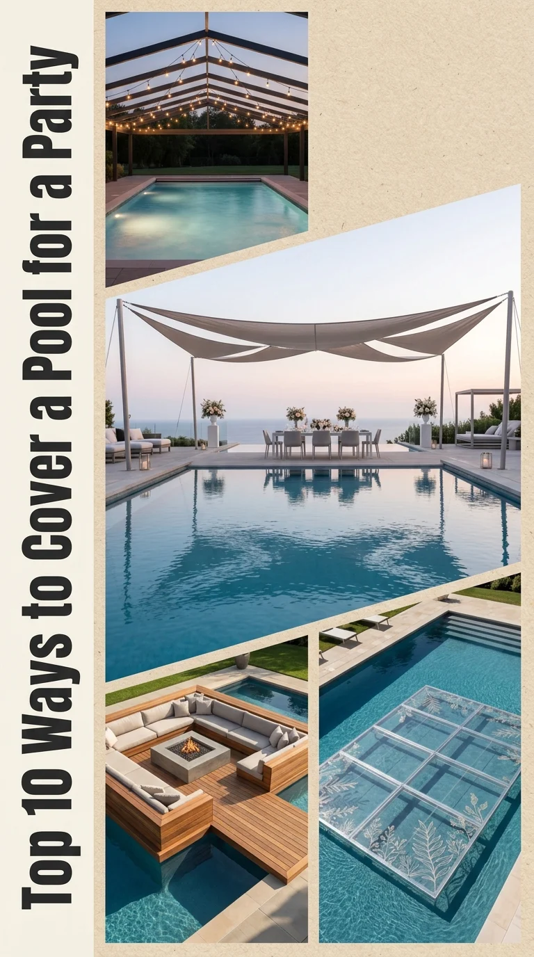 Top 10 Ways to Cover a Pool for a Party